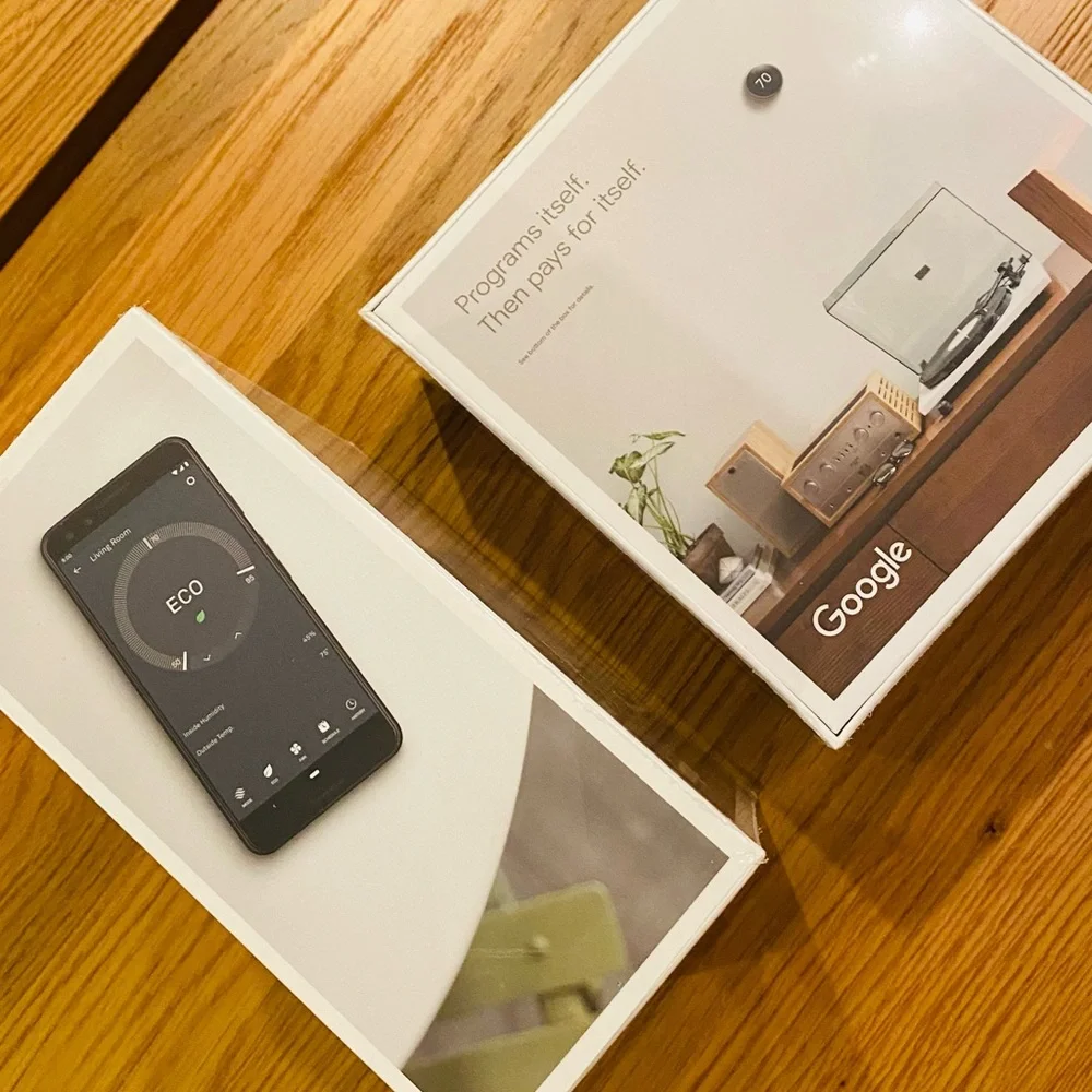 2 Google Nest Learning Thermostats